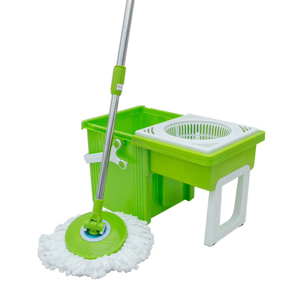 Double Mop Bucket 360 Degree Spin Mop Sweep Easy Broom Cleaning Mops